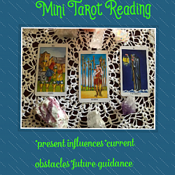 Mini tarot reading @ R150.00 / $10 USD