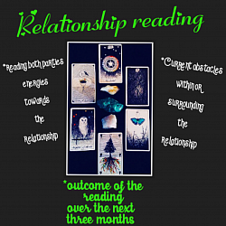 Relationship reading @ R200.00 / $13 USD