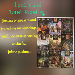 Lenormand tarot reading @ R500.00 / $29 USD